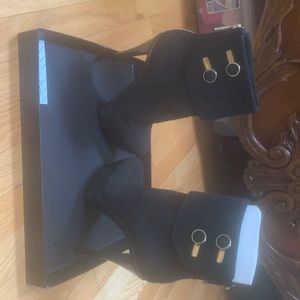 Sexy platform stiletto high heeled boots! Rachel Zoe. Size 9.5. Dora Kidsuede